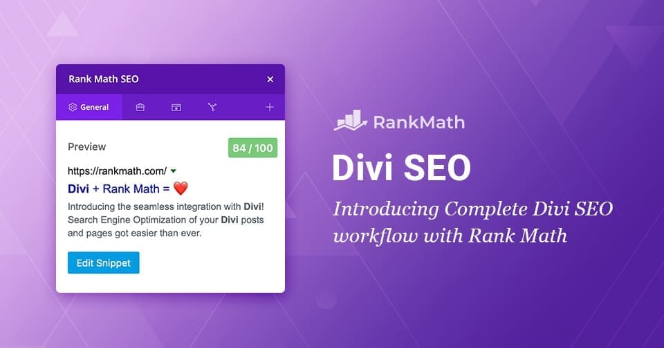 DIVI Theme and Rank Math SEO WordPress Plugin