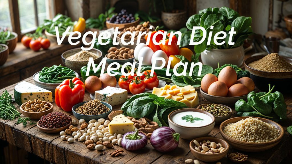 Vegetarian Diet Meal Plan by FoodDiary,info
